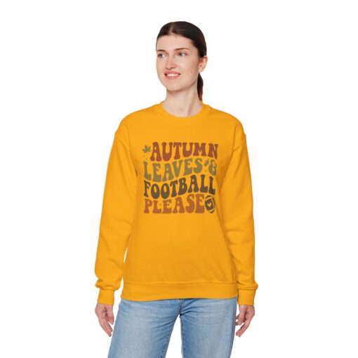 Fall Leaves & Football Sweatshirt - Image 52