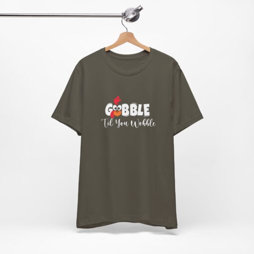 Gobble til You Wobble Thanksgiving Tee - Image 297