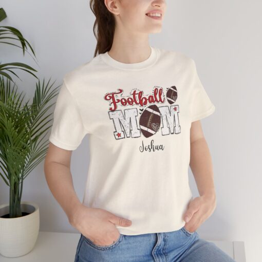 Custom football Mom t shirt - Image 140