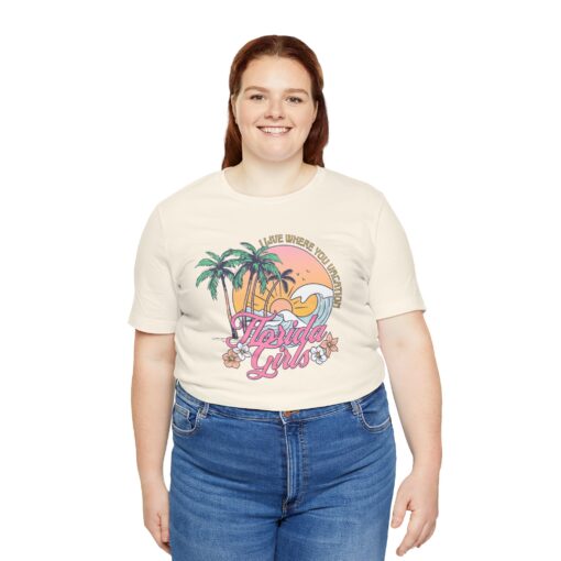 Florida Girls Palm Trees Graphic Tee - Image 102