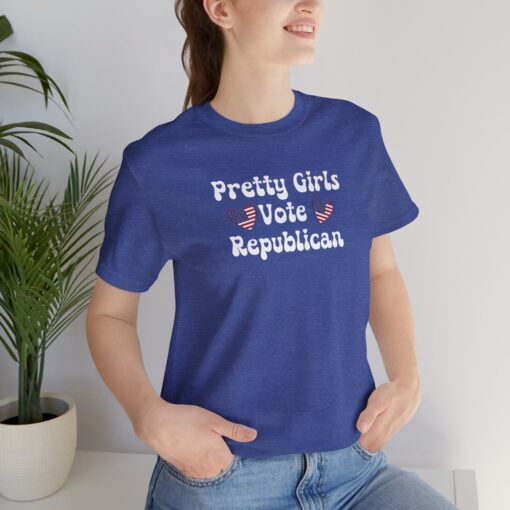 Pretty Girls Vote Republican Tee - Image 57