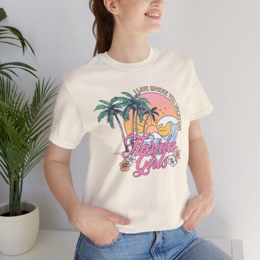 Florida Girls Palm Trees Graphic Tee - Image 111