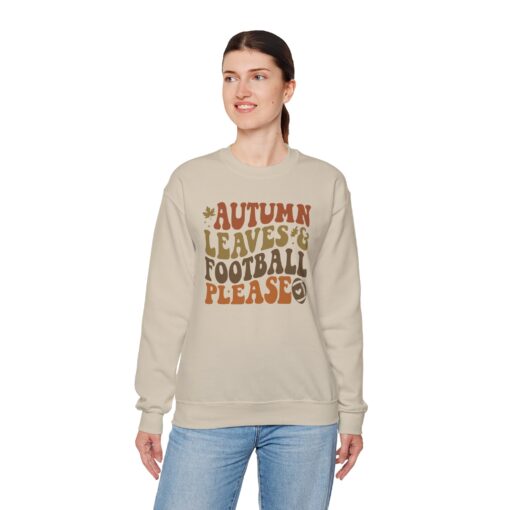 Fall Leaves & Football Sweatshirt - Image 30