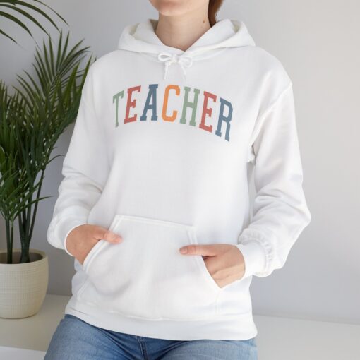 Varsity Teacher Hooded Sweatshirt - Image 26