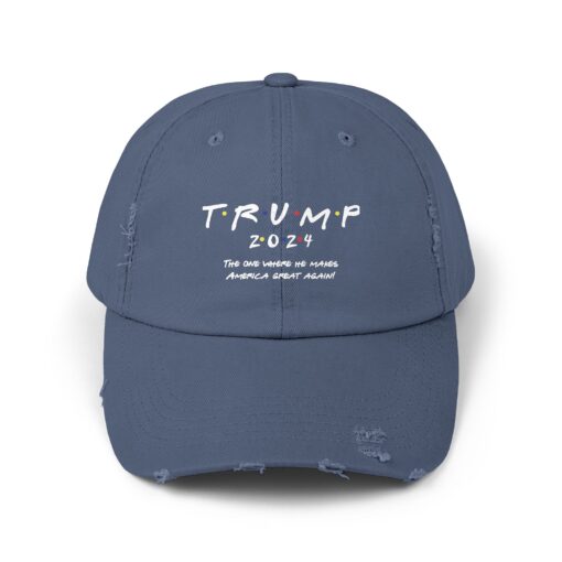 Trump "Friends" 2024 Distressed hat - Image 25