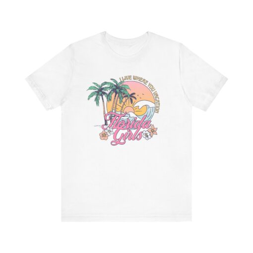 Florida Girls Palm Trees Graphic Tee