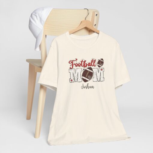 Custom football Mom t shirt - Image 124