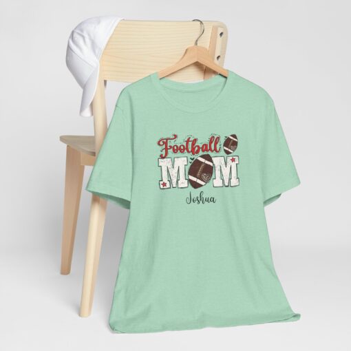 Custom football Mom t shirt - Image 298