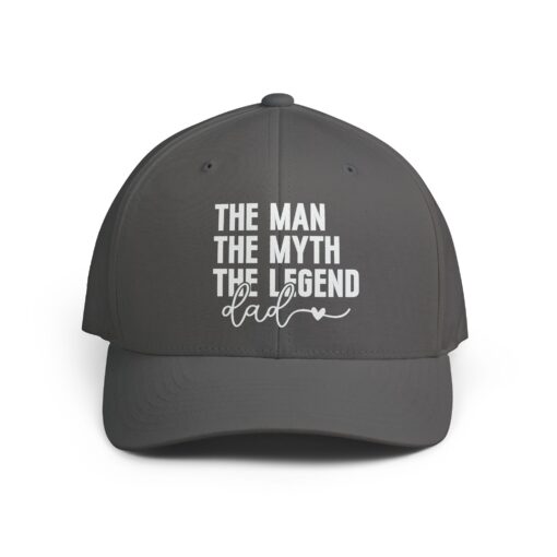 Dad man, myth, legend fitted hat - Image 5