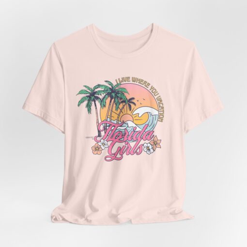 Florida Girls Palm Trees Graphic Tee - Image 35