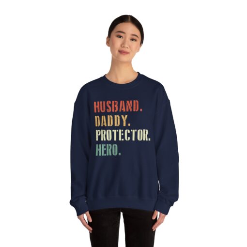 Husband Daddy Protector Sweatshirt - Image 4