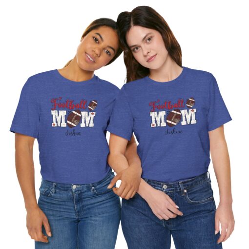 Custom football Mom t shirt - Image 374