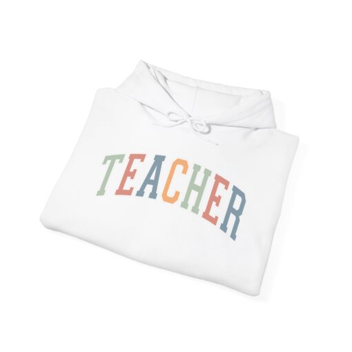 Varsity Teacher Hooded Sweatshirt - Image 17