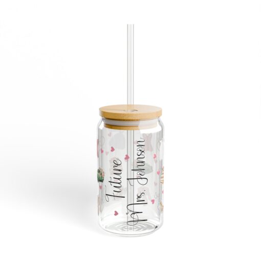 Personalized Bridal Sipper Glass