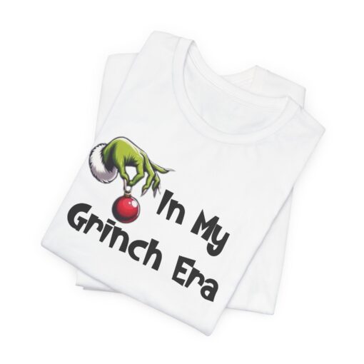 Grinch EraTee, grinch gift tee, funny grinch shirt, funny graphic tee, christmas graphic tee, graphic christmas tee, funny grinch era shirt - Image 2