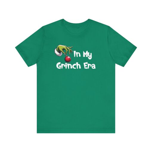 Grinch EraTee, grinch gift tee, funny grinch shirt, funny graphic tee, christmas graphic tee, graphic christmas tee, funny grinch era shirt - Image 4