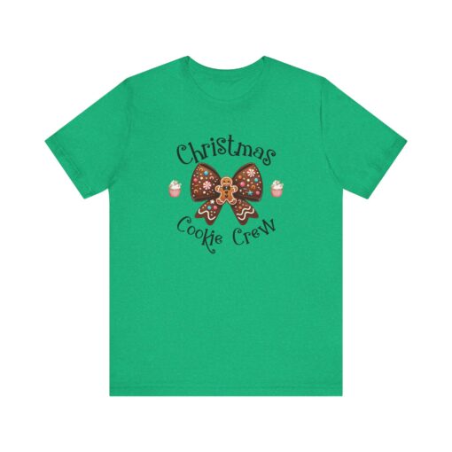 Christmas Cookie Crew Tee, christmas tee, christmas graphic tee, graphic t, chirstmas baking tee, graphic christmas shirt, cookie crew tee - Image 5