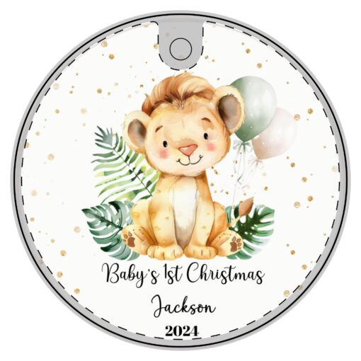 Personalized Baby's 1st Christmas Ornament