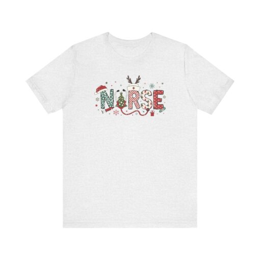 Retro Nurse Christmas Tee - Image 2