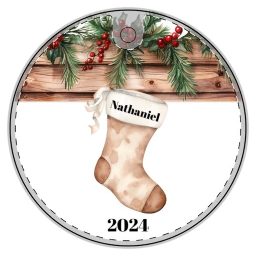 Custom Stocking Ornament, family ornament gift, personalized gift, personalized ornament, custom family ornament, family ornament, ornament