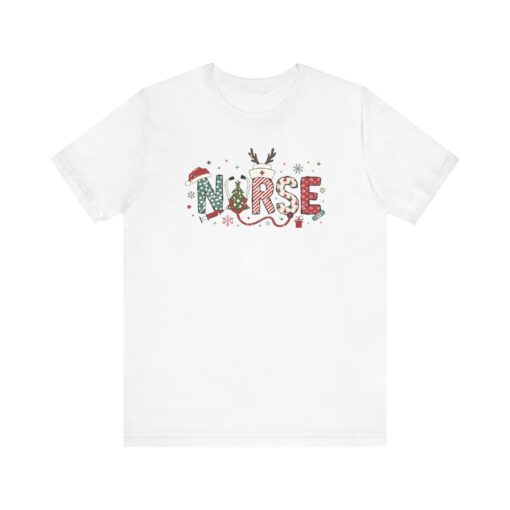 Retro Nurse Christmas Tee