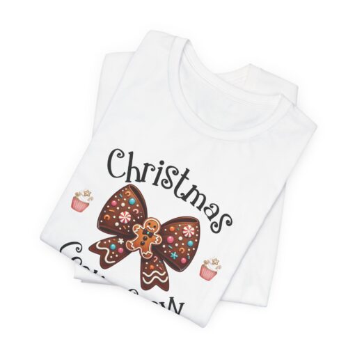 Christmas Cookie Crew Tee, christmas tee, christmas graphic tee, graphic t, chirstmas baking tee, graphic christmas shirt, cookie crew tee - Image 2