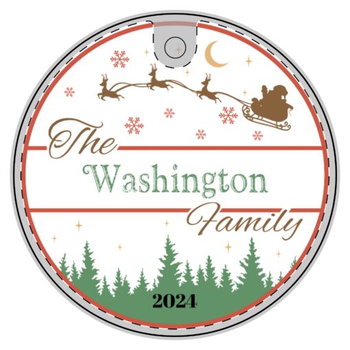 Personalized Family Ornament 2