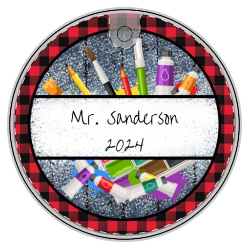 Personalized Teacher Ornament 1