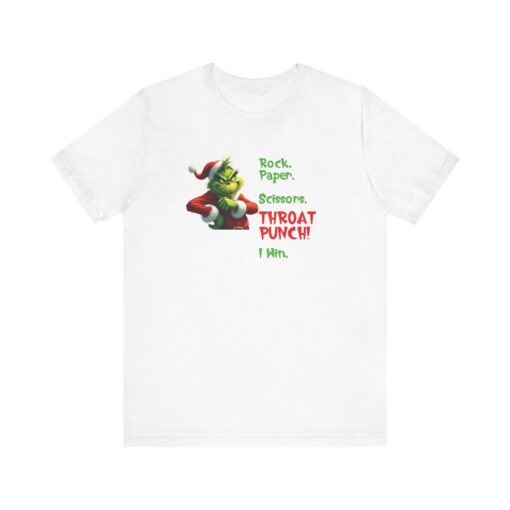 Rock. Paper. Scissors. THROAT PUNCH - Grinch Tee