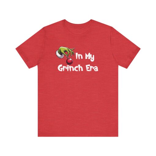 Grinch EraTee, grinch gift tee, funny grinch shirt, funny graphic tee, christmas graphic tee, graphic christmas tee, funny grinch era shirt - Image 5